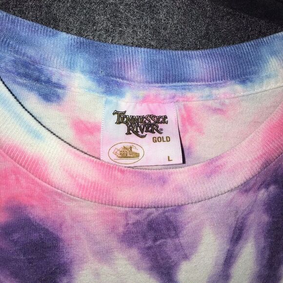 GRATEFUL DEAD Tee Tennessee River TieDye Single Stitch Shirt Dancing Bears Large - Picture 2 of 12